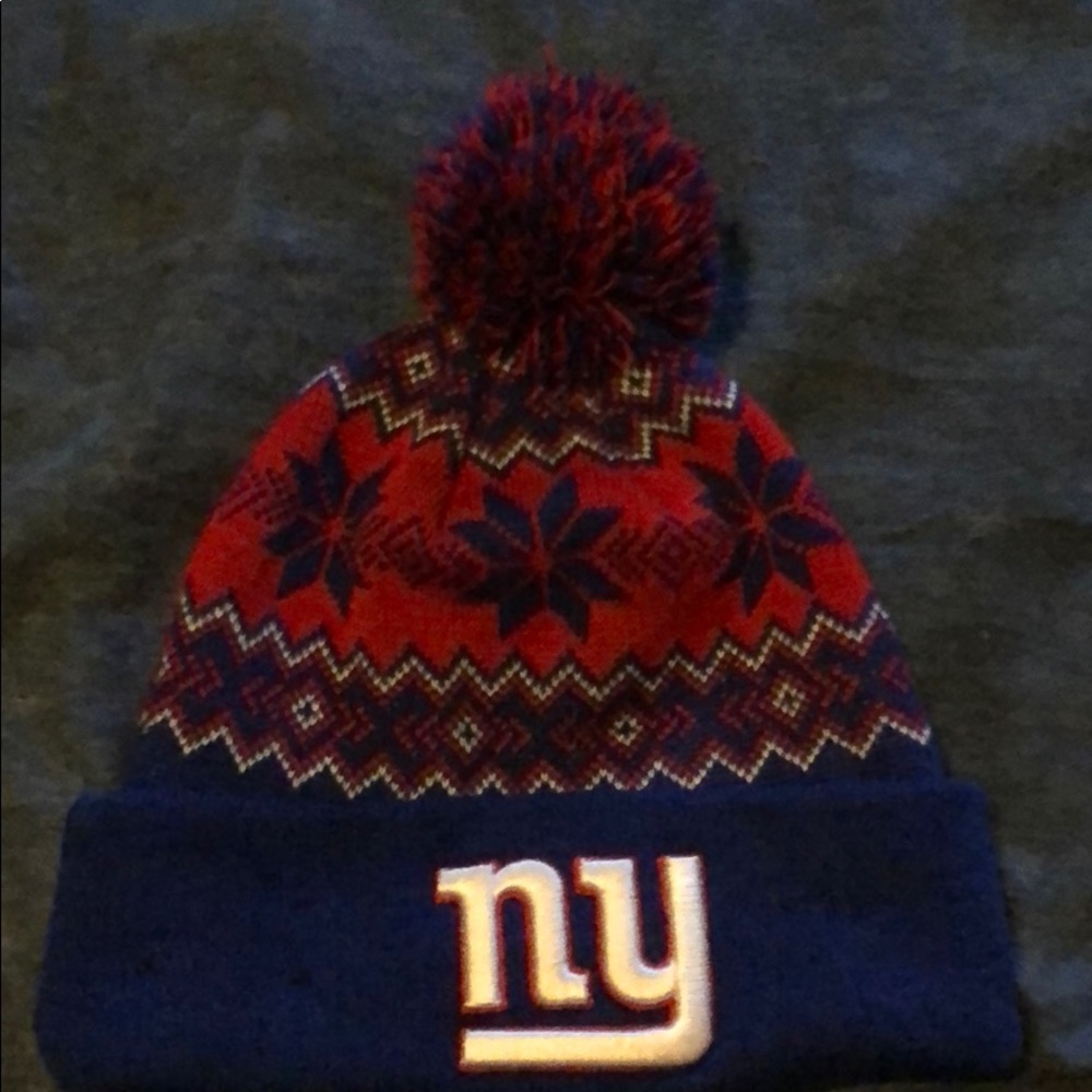 NY Giants winter hat